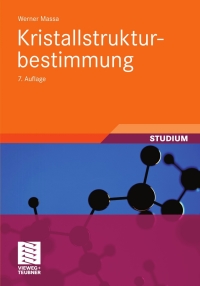 Titelbild: Kristallstrukturbestimmung 7th edition 9783834817266