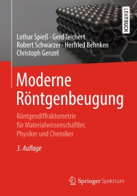 Cover image: Moderne Röntgenbeugung 3rd edition 9783834812193