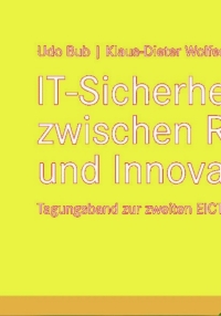 Cover image: IT-Sicherheit zwischen Regulierung und Innovation 9783834817297