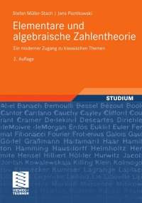 Cover image: Elementare und algebraische Zahlentheorie 2nd edition 9783834812568