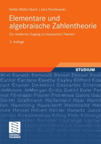 Omslagafbeelding: Elementare und algebraische Zahlentheorie 2nd edition 9783834812568