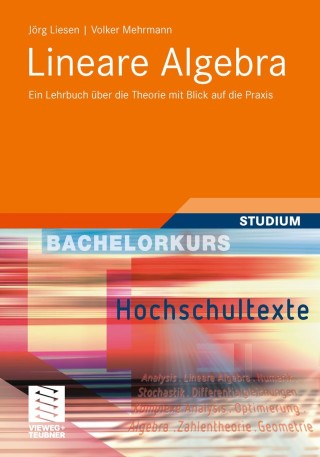Cover image: Lineare Algebra 9783834800817