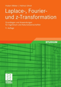 صورة الغلاف: Laplace-, Fourier- und z-Transformation 9th edition 9783834805607