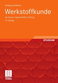 Imagen de portada: Werkstoffkunde 18th edition 9783834815873
