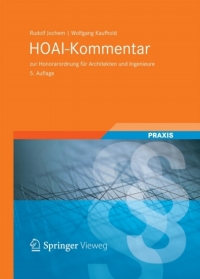 Cover image: HOAI-Kommentar 5th edition 9783528116705