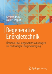 Cover image: Regenerative Energietechnik 9783834809810