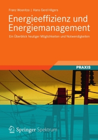 Cover image: Energieeffizienz und Energiemanagement 9783834819413