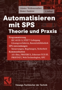 Cover image: Automatisieren mit SPS 3rd edition 9783528239107