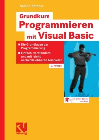 Cover image: Grundkurs Programmieren mit Visual Basic 2nd edition 9783834899613