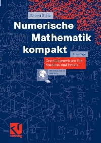 Titelbild: Numerische Mathematik kompakt 3rd edition 9783834802774