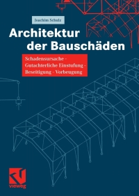 صورة الغلاف: Architektur der Bauschäden 9783834800541