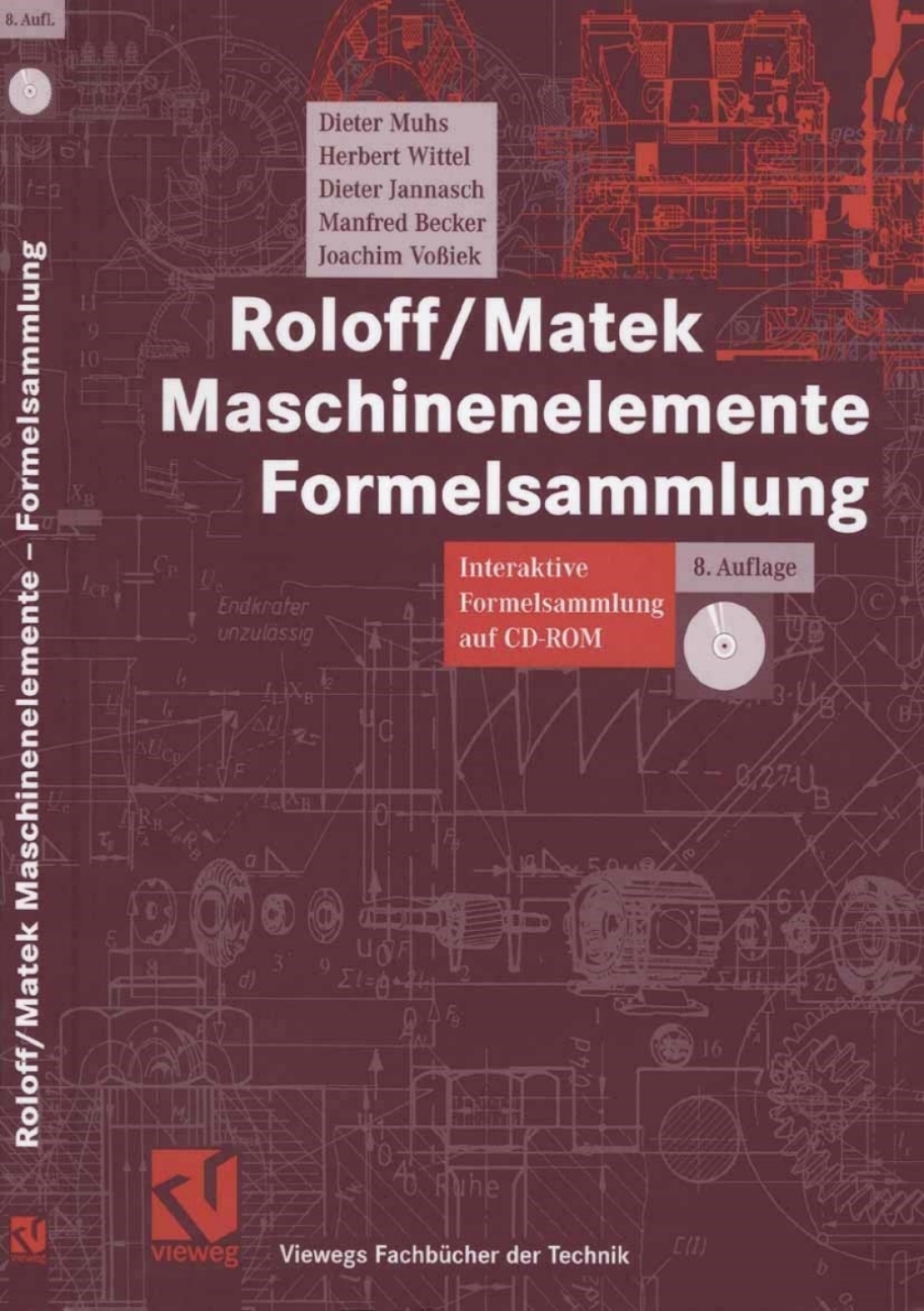 Roloff/Matek Maschinenelemente Formelsammlung 8th Edition
