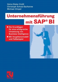 Imagen de portada: Unternehmensführung mit SAP BI 9783528059163