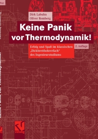 Imagen de portada: Keine Panik vor Thermodynamik! 2nd edition 9783834801807