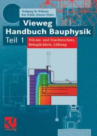 صورة الغلاف: Vieweg Handbuch Bauphysik Teil 1 9783528039820
