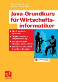 صورة الغلاف: Java-Grundkurs für Wirtschaftsinformatiker 9783528059156