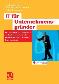 Imagen de portada: IT für Unternehmensgründer 9783528059187