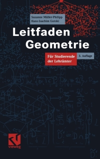 Cover image: Leitfaden Geometrie 3rd edition 9783528231774