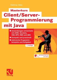 Cover image: Masterkurs Client/Server-Programmierung mit Java 2nd edition 9783834803221