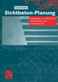 Imagen de portada: Sichtbeton-Planung 3rd edition 9783834802033