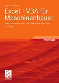 Titelbild: Excel + VBA für Maschinenbauer 2nd edition 9783834804808