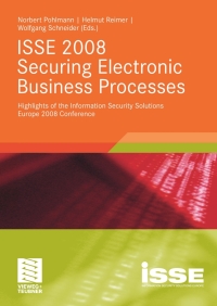 Titelbild: ISSE 2008 Securing Electronic Business Processes 1st edition 9783834806604