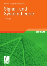 Imagen de portada: Signal- und Systemtheorie 2nd edition 9783835102491