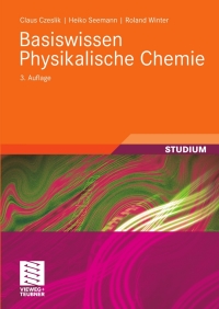 Cover image: Basiswissen Physikalische Chemie 3rd edition 9783835102538