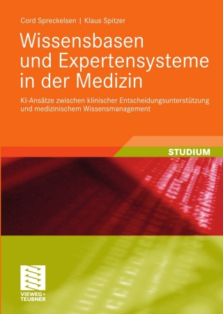 Cover image: Wissensbasen und Expertensysteme in der Medizin 9783835102514