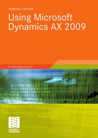 Titelbild: Using Microsoft Dynamics AX 2009 9783834804822