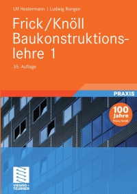 Cover image: Frick/Knöll Baukonstruktionslehre 1 35th edition 9783834808370