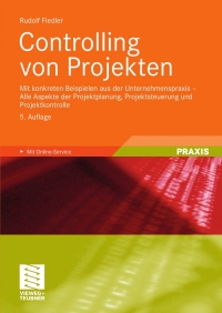 Imagen de portada: Controlling von Projekten 5th edition 9783834808899