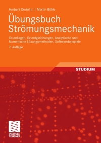 Imagen de portada: Übungsbuch Strömungsmechanik 7th edition 9783834809179