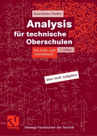 表紙画像: Analysis für technische Oberschulen 7th edition 9783834802200