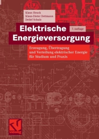 Cover image: Elektrische Energieversorgung 7th edition 9783834802170