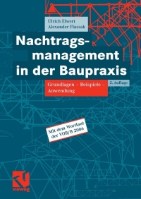 Imagen de portada: Nachtragsmanagement in der Baupraxis 2nd edition 9783834801937