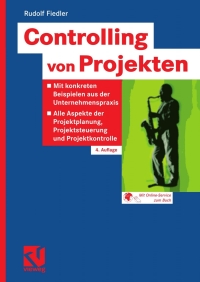 Imagen de portada: Controlling von Projekten 4th edition 9783834803757