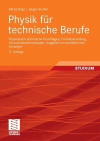 Imagen de portada: Physik für technische Berufe 11th edition 9783834803429