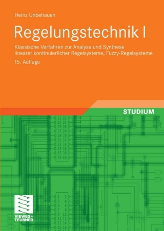 Cover image: Regelungstechnik I 15th edition 9783834804976