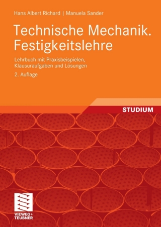 صورة الغلاف: Technische Mechanik. Festigkeitslehre 2nd edition 9783834804549