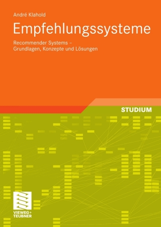 Cover image: Empfehlungssysteme 9783834805683