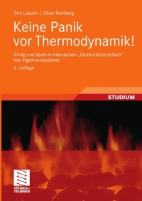 Titelbild: Keine Panik vor Thermodynamik! 4th edition 9783834806451
