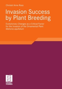 Cover image: Invasion Success by Plant Breeding 9783834807922