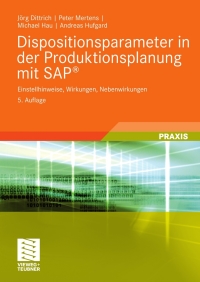 صورة الغلاف: Dispositionsparameter in der Produktionsplanung mit SAP® 5th edition 9783834807151