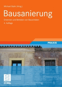 Imagen de portada: Bausanierung 4th edition 9783834802460