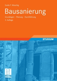 Cover image: Bausanierung 3rd edition 9783834809728