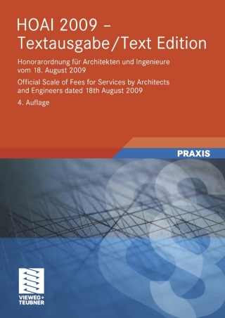 Cover image: HOAI 2009-Textausgabe/HOAI 2009-Text Edition 4th edition 9783834809841