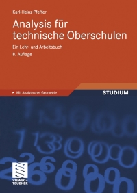 Omslagafbeelding: Analysis für technische Oberschulen 8th edition 9783834810243