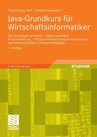 Cover image: Java-Grundkurs für Wirtschaftsinformatiker 2nd edition 9783834812223