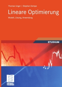 Cover image: Lineare Optimierung 9783835101395
